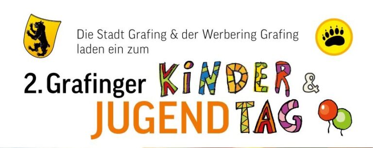 Wir nehmen am 2. Grafinger Kinder- und Jugendtag am 5. Juli teil